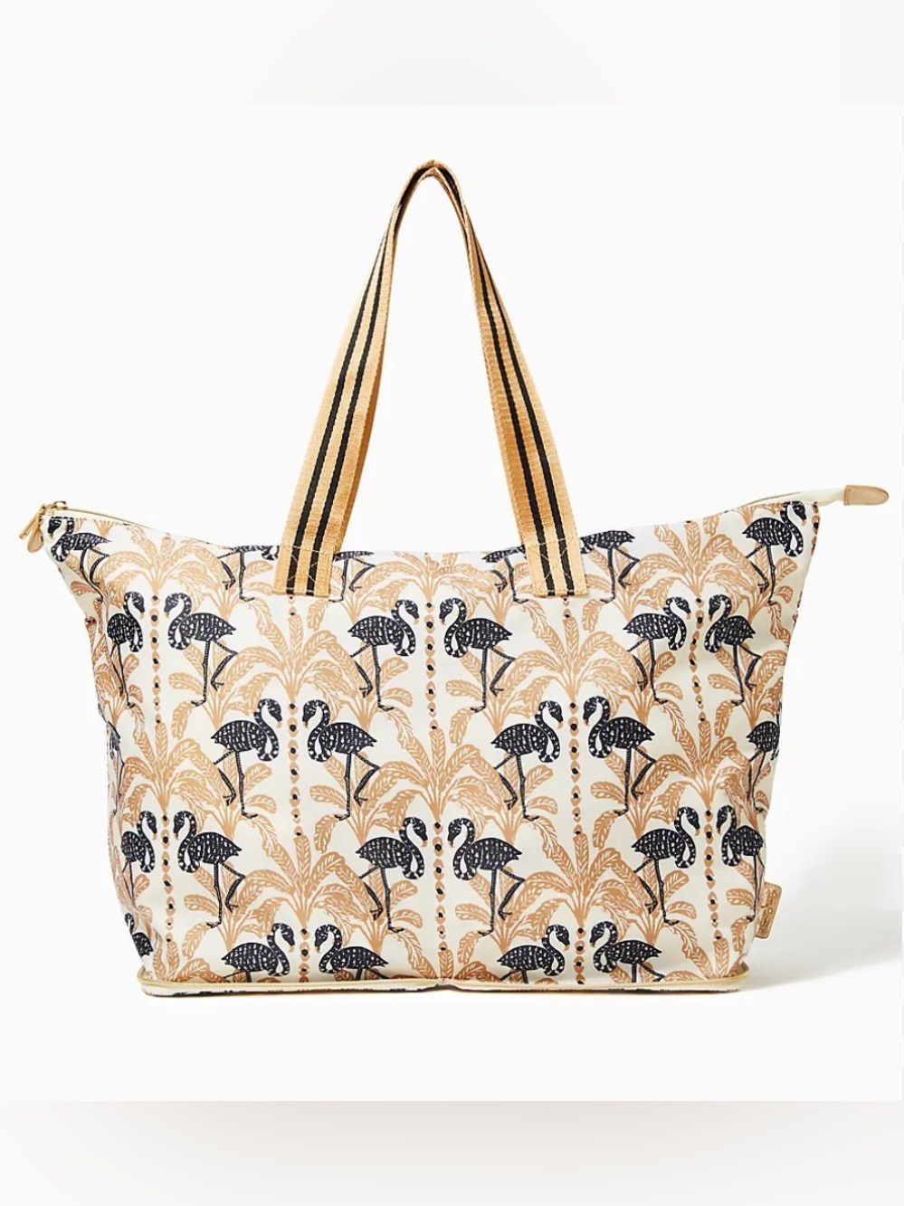 Lilly Pulitzer Getaway Packable Tote Nwat Coconut Stir It Up RARE!